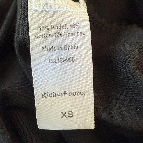 Richer Poorer Black V-Neck Bodysuit XS Madewell - Picture 7 of 10